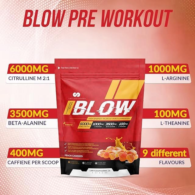 LIMITLESS PHARMA Blow Pre Workout - 385G