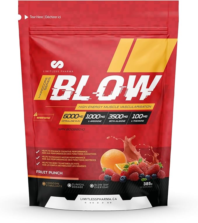 LIMITLESS PHARMA Blow Pre Workout - 385G