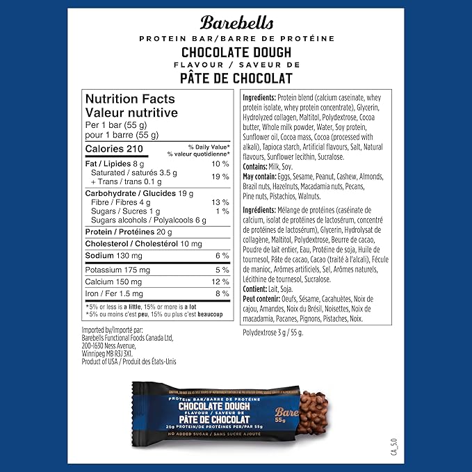 BAREBELLS PROTEIN BAR