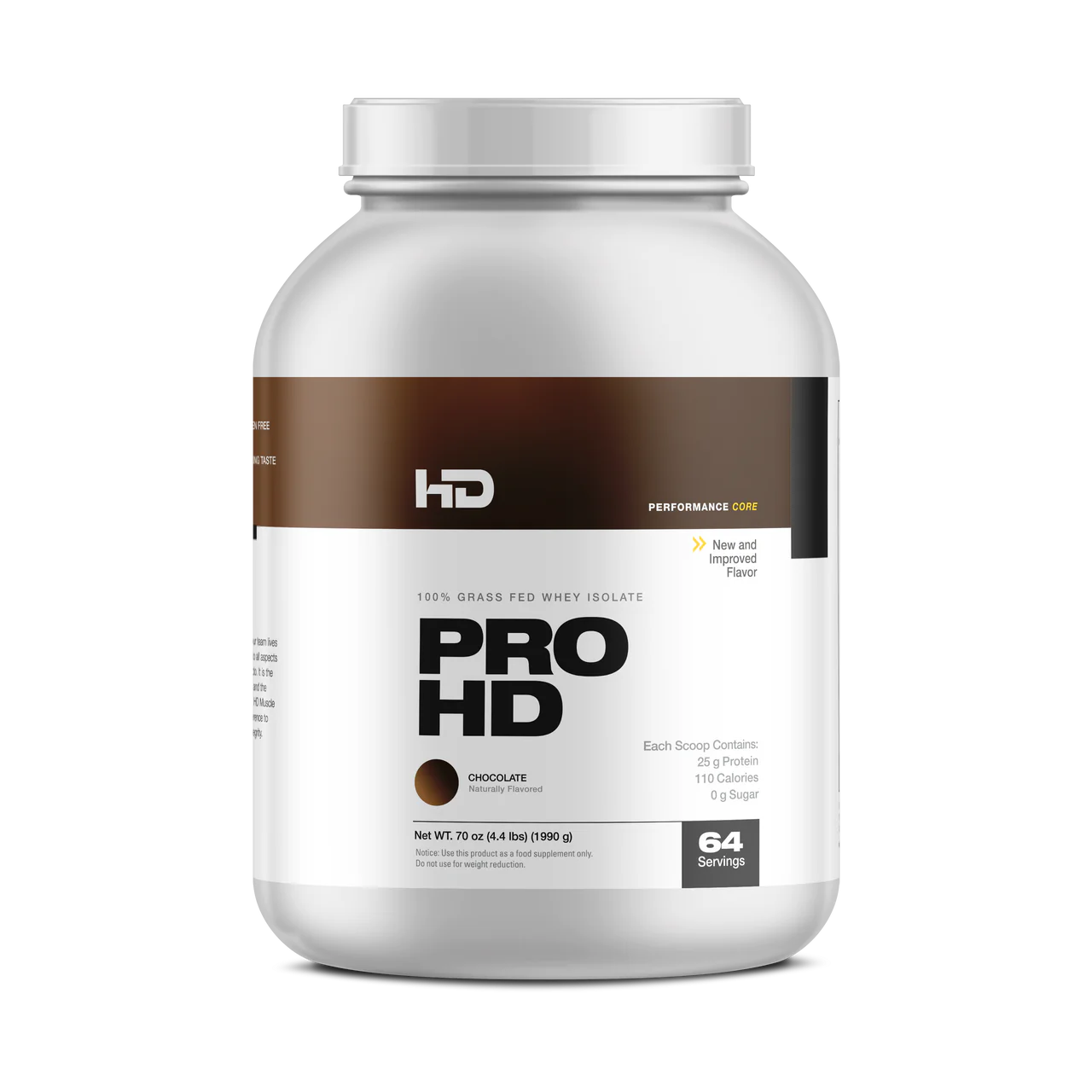 HD Protein 100% Grass Fed Whey Isolate