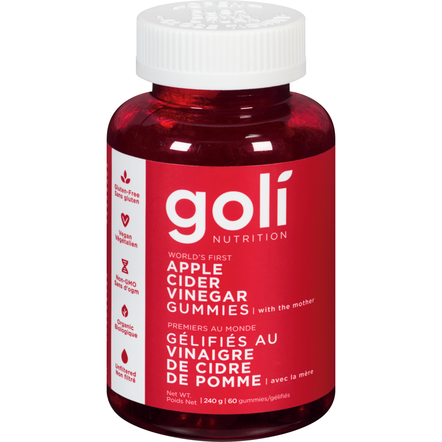 GOLI NUTRITIONAL Apple Cider Vinegar 60 Servings