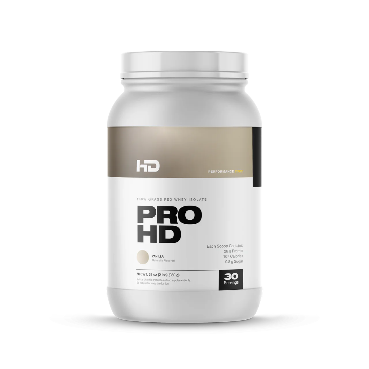 HD Protein 100% Grass Fed Whey Isolate
