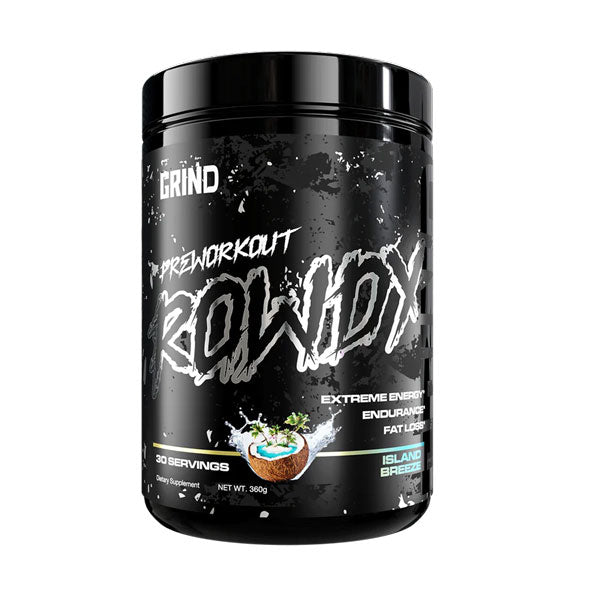 GRIND Rowdy Preworkout 30 Servings Strawberry Banana