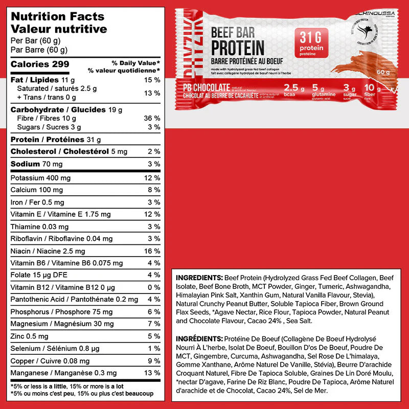 SCHINOUSSA Protein BEEF Bar