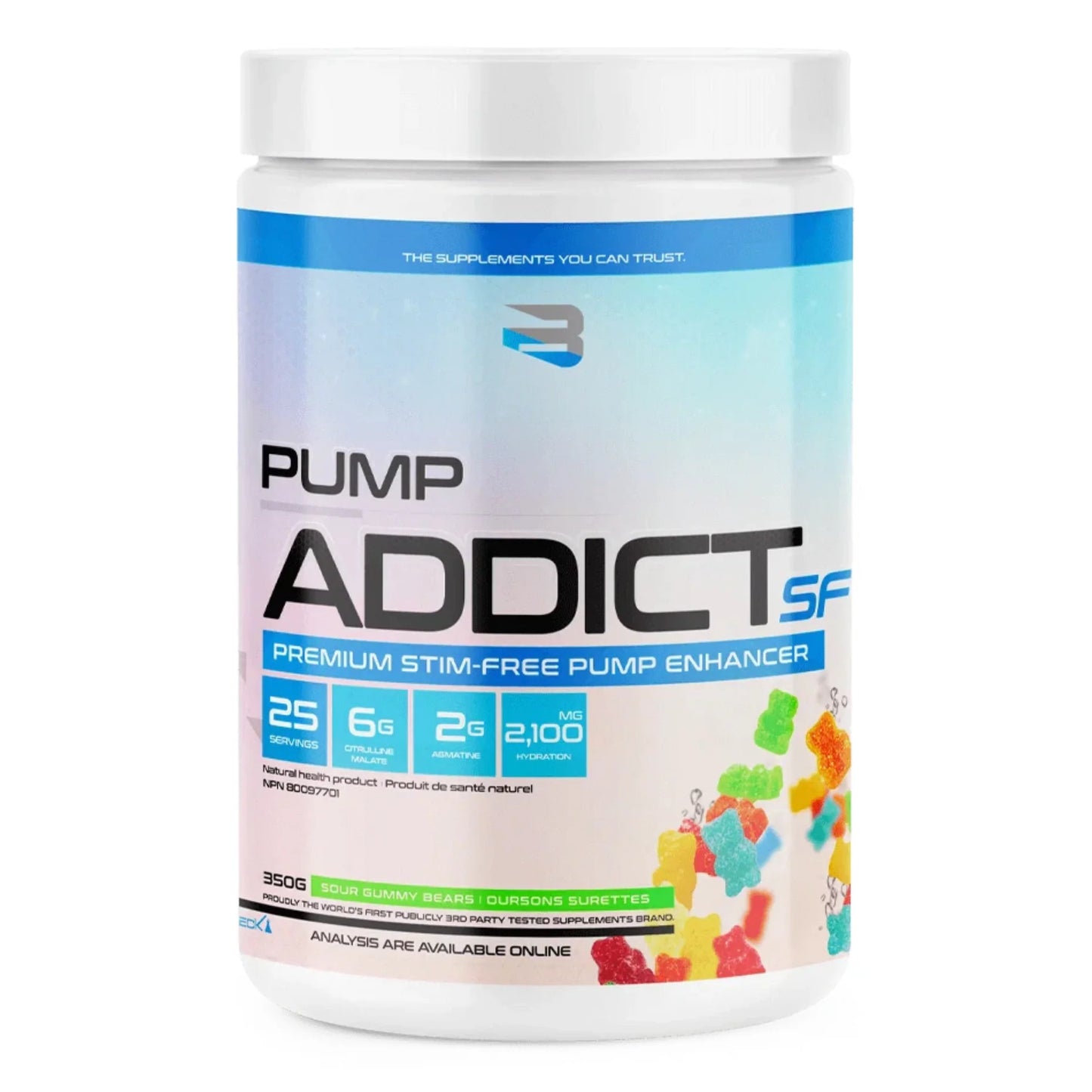 BELIEVE Pump Addict Stim-free 25 Servings
