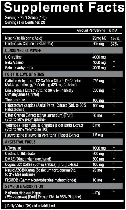 NUTRIFIT SYMBIOTE High Stim Pre Workout