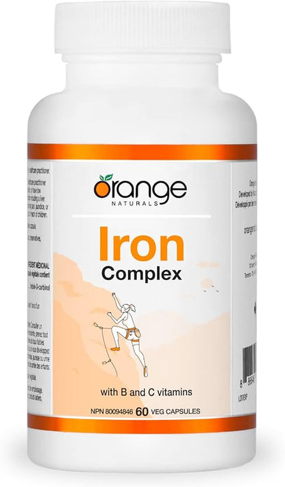 ORANGE NATURALS Iron Complex - 60 Caps