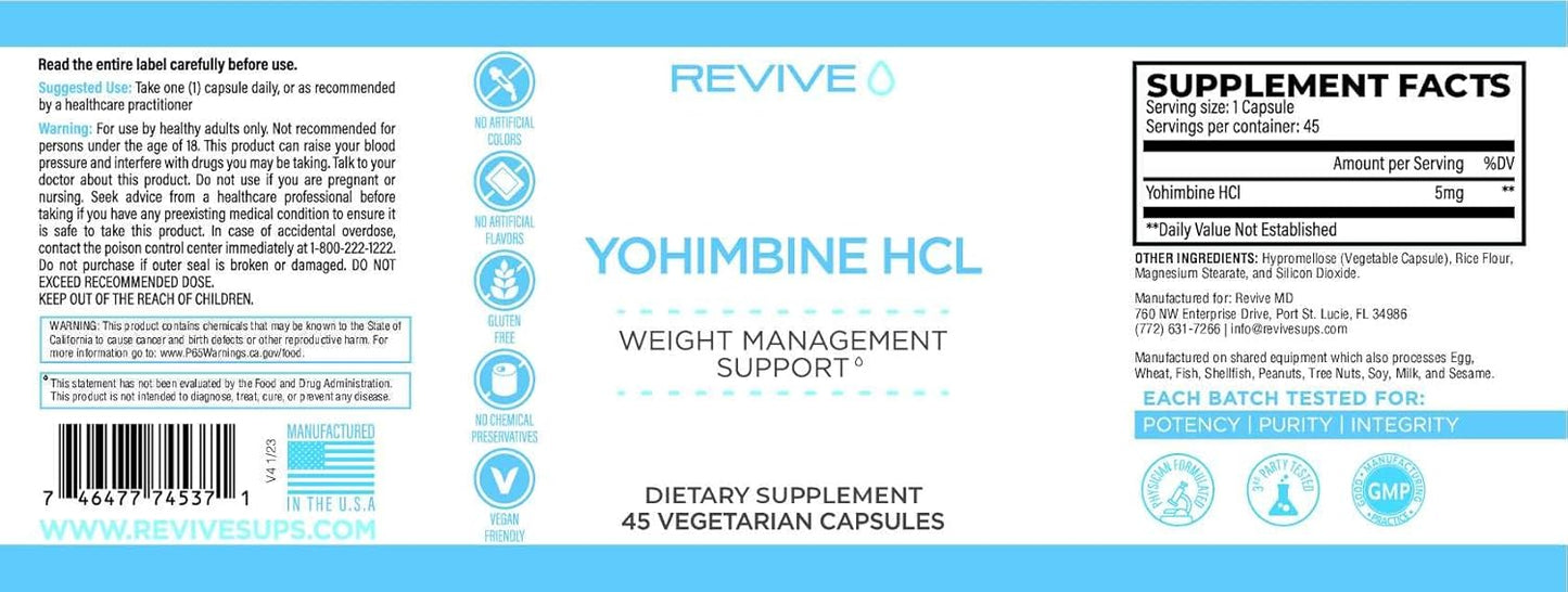 Revive Yohimbine HCL