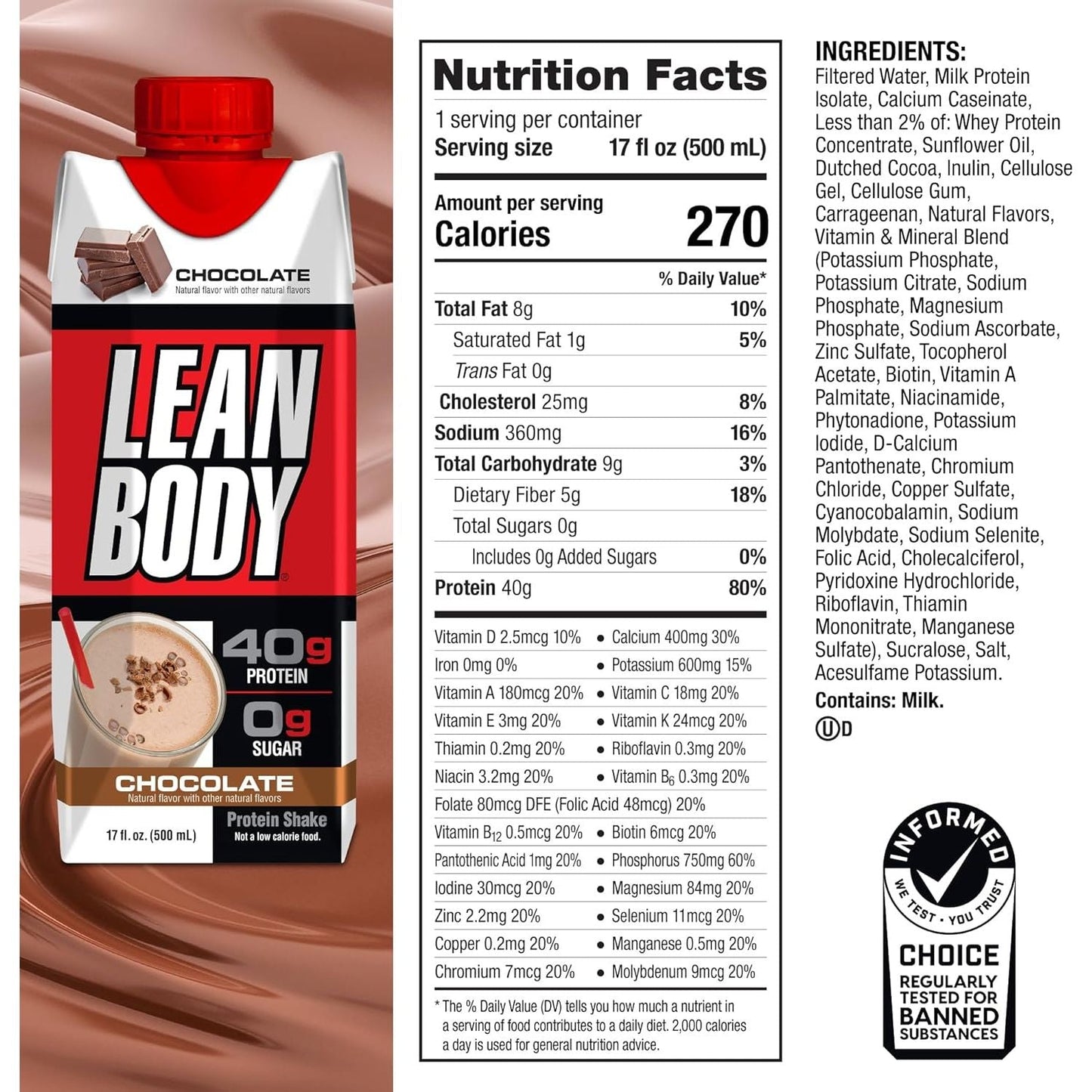 Lean Body RTD - 500ml