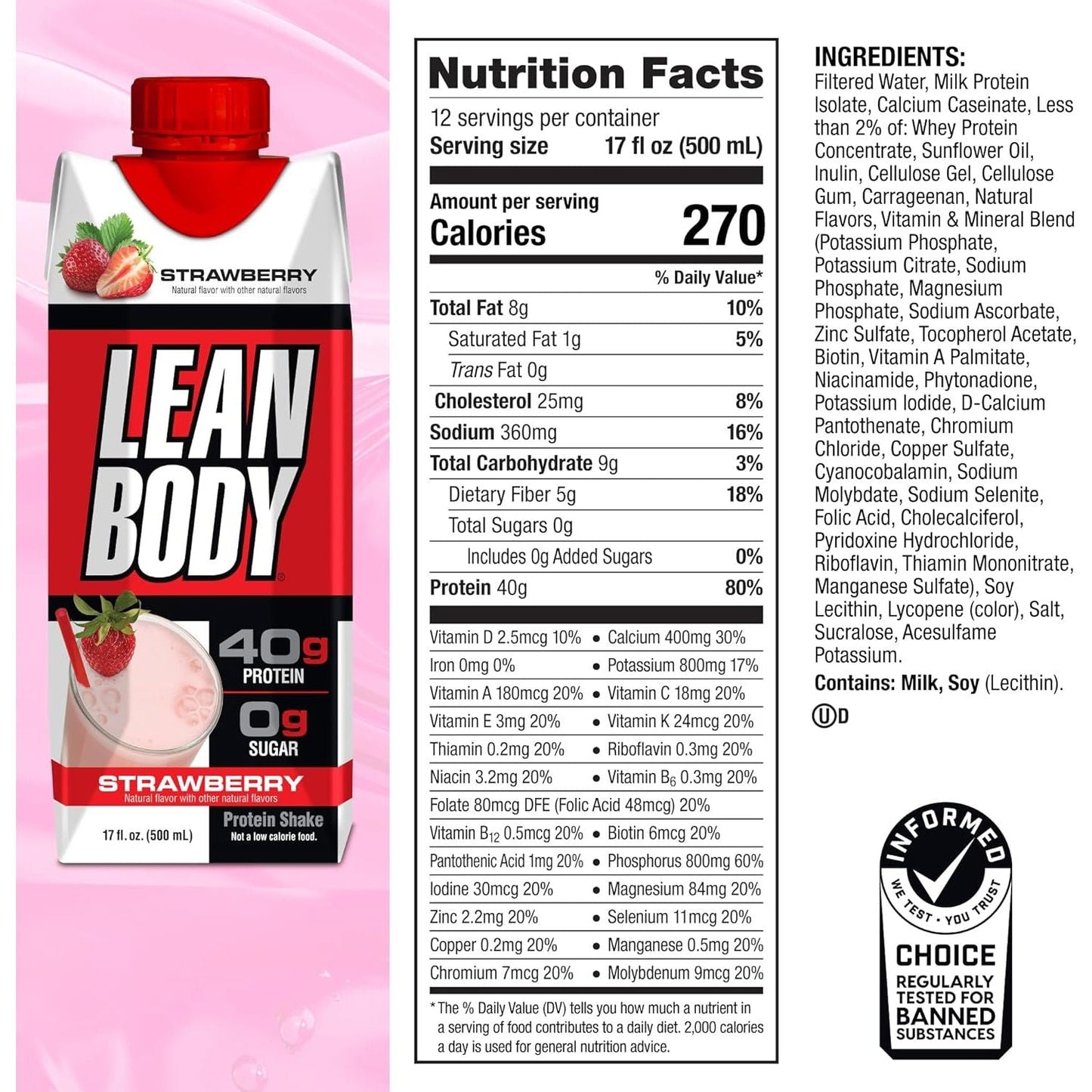 Lean Body RTD - 500ml