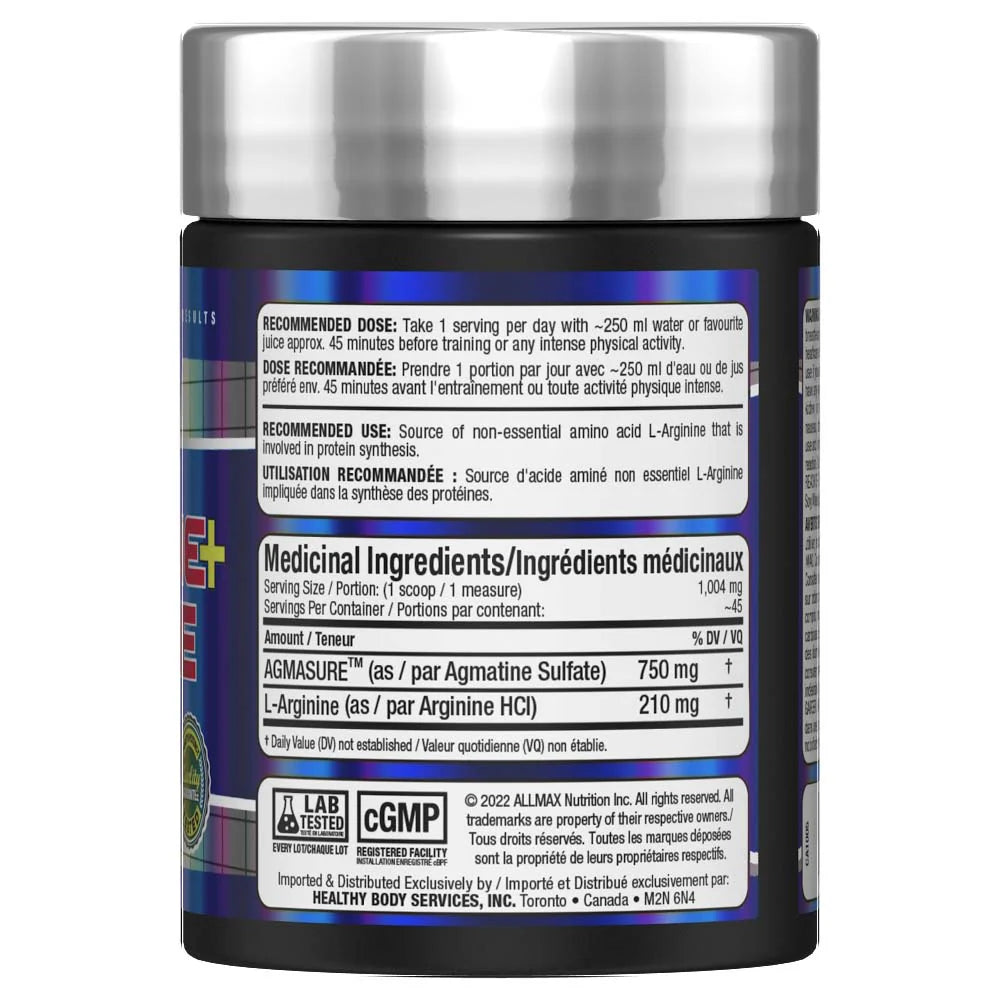 ALLMAX Agmatine Arginine - 45 Servings