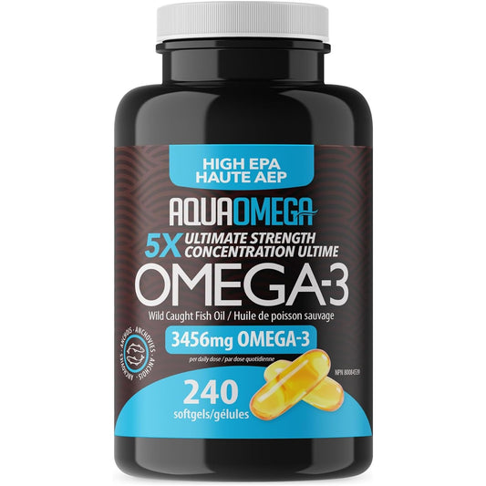 240 Softgels Wild Caught Fish Oil High Epa