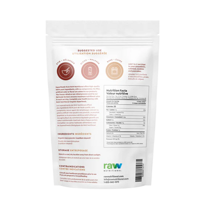 RAW NUTRITIONAL Pure Organic Maca