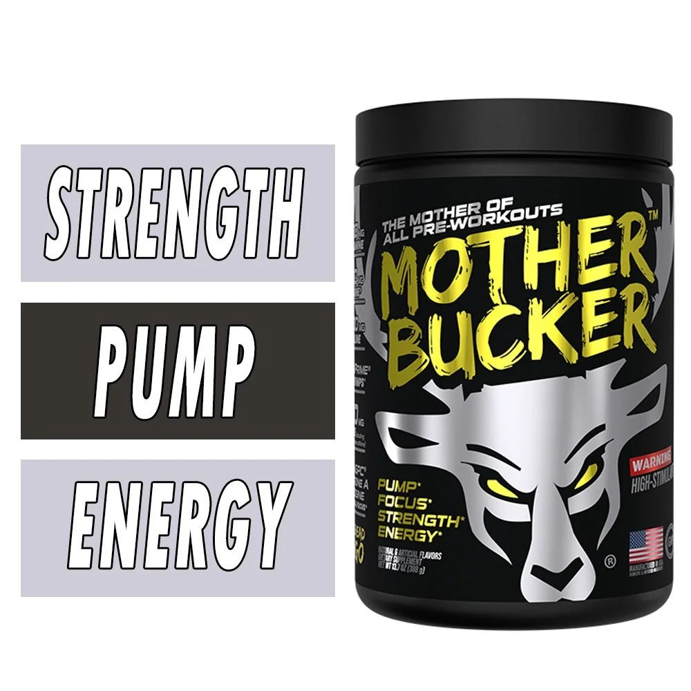 BUCKEDUP Mother Bucker Pre Workout High Stimulant Miami