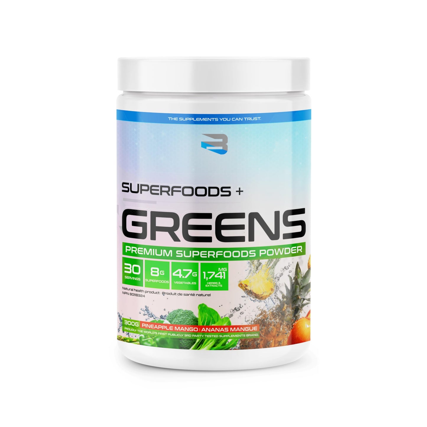 BELIEVE Super Foods Greens - Strawberry Coconut